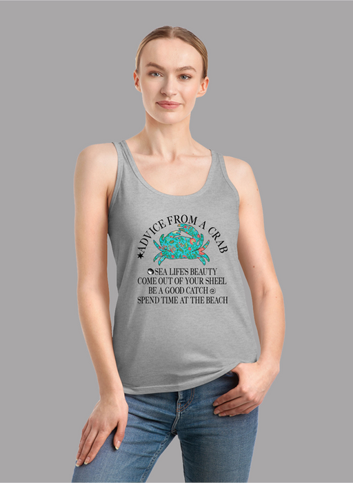 ADVICE FROM A CRAB Women Tank Top