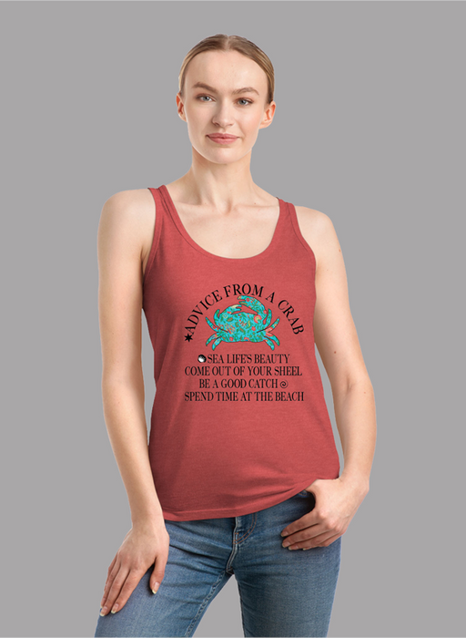 ADVICE FROM A CRAB Women Tank Top