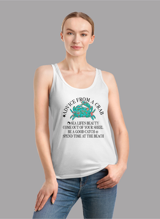 ADVICE FROM A CRAB Women Tank Top