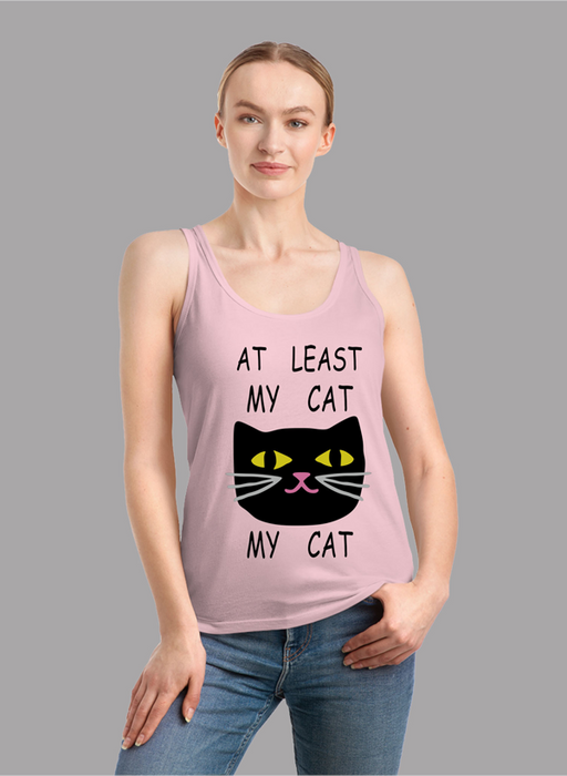 AT Least My Cat Women Tank Top