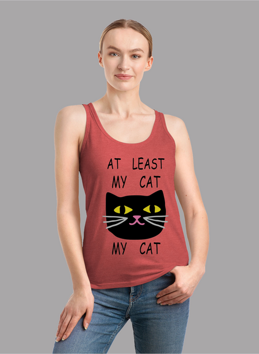 AT Least My Cat Women Tank Top