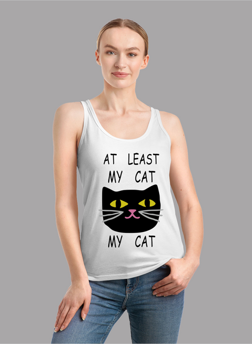AT Least My Cat Women Tank Top