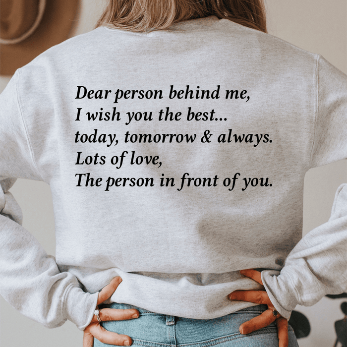 Dear Person Behind Me