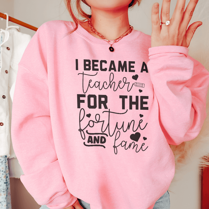 I Became A Teacher For The Fortune And Fame