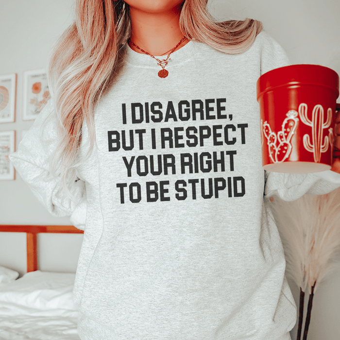 I Disagree But I Respect Your Right To Be Stupid