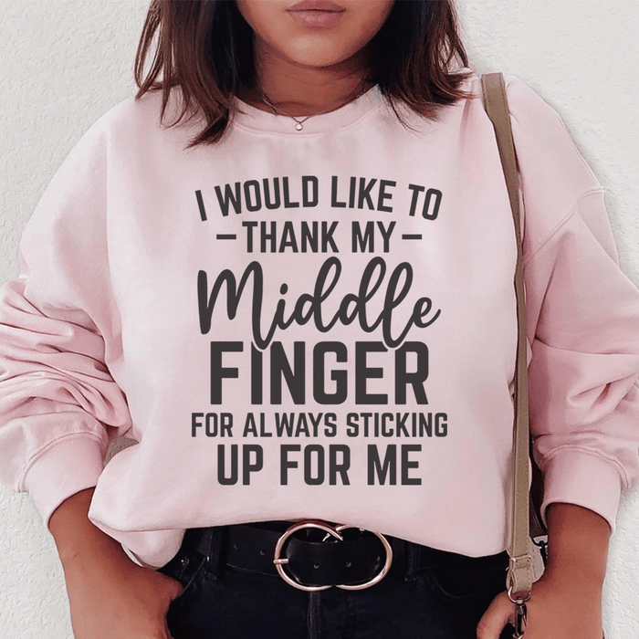 I Would Like To Thank My Middle Finger