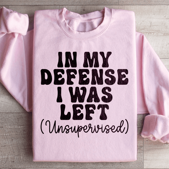 In My Defense I Was Left Unsupervised