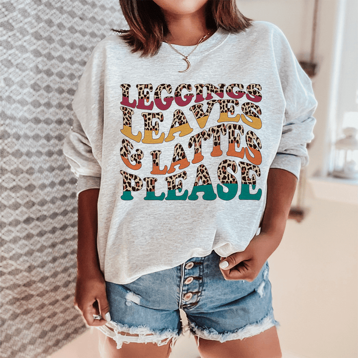 Leggings Leaves & Lattes Please