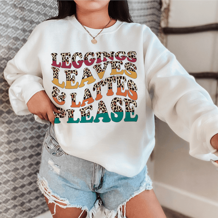 Leggings Leaves & Lattes Please