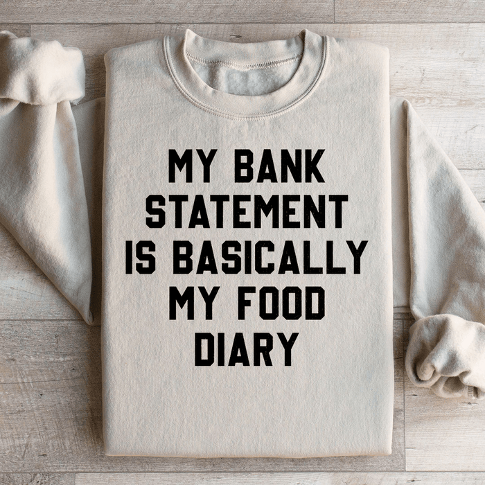 My Bank Statement Is Basically My Food Diary