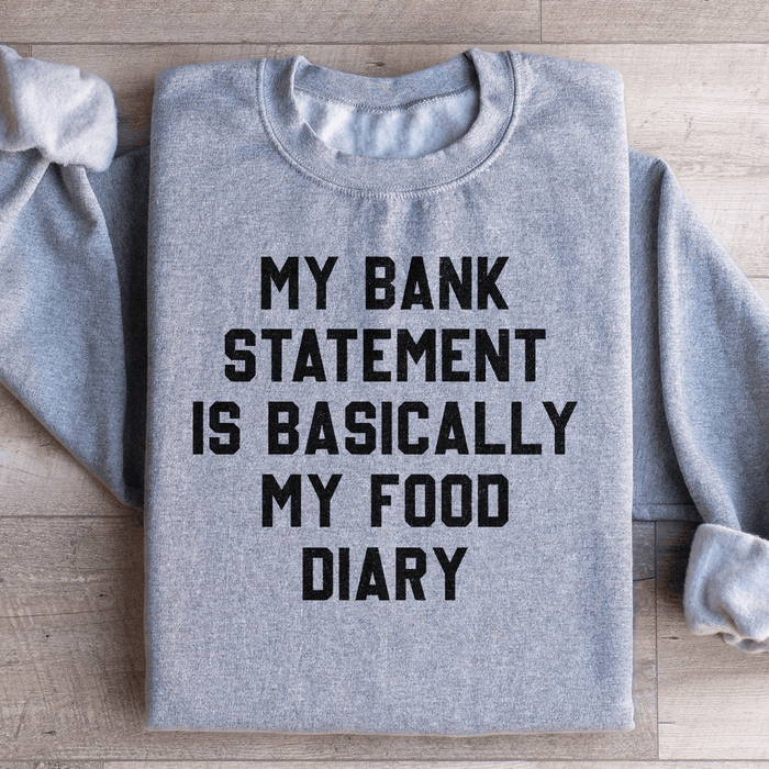 My Bank Statement Is Basically My Food Diary