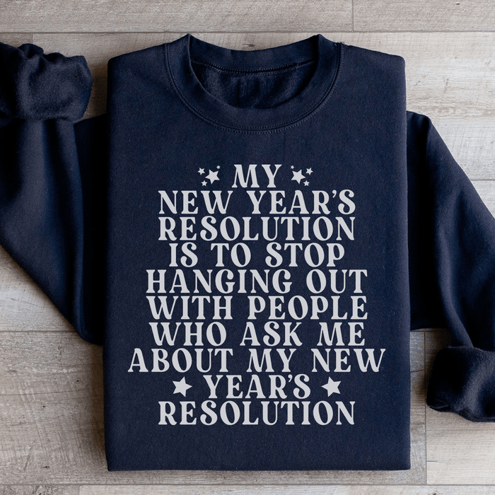 My New Year Resolution