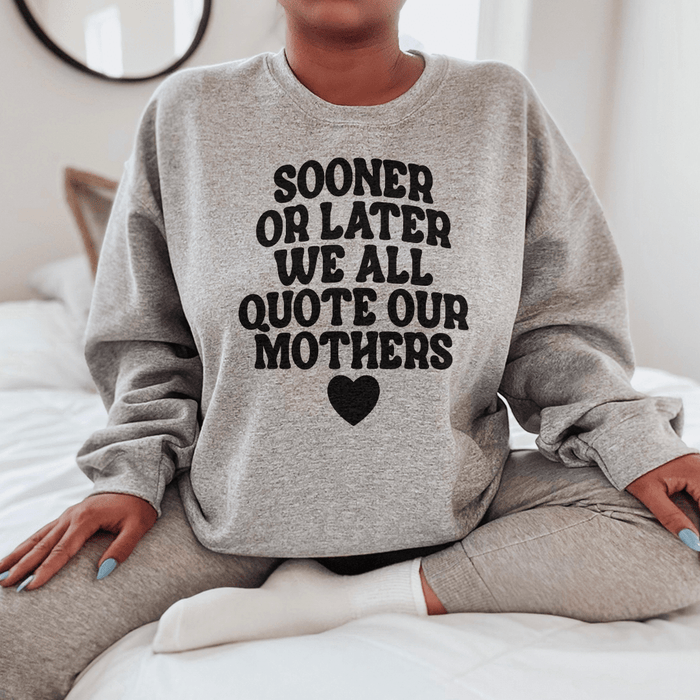 Sooner Or Later We All Quote