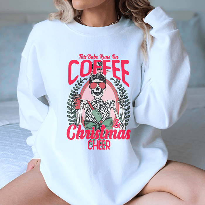 This Babe Runs On Coffee & Christmas Cheer