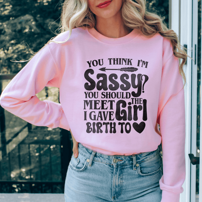 You Think I'm Sassy You Should Meet The Girl I Gave