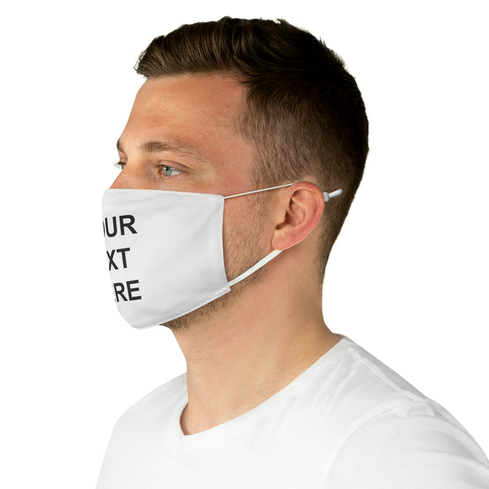 Personalized Face Mask, Custom Face Mask, With Your Own Text or Design, Handmade Custom Face Mask