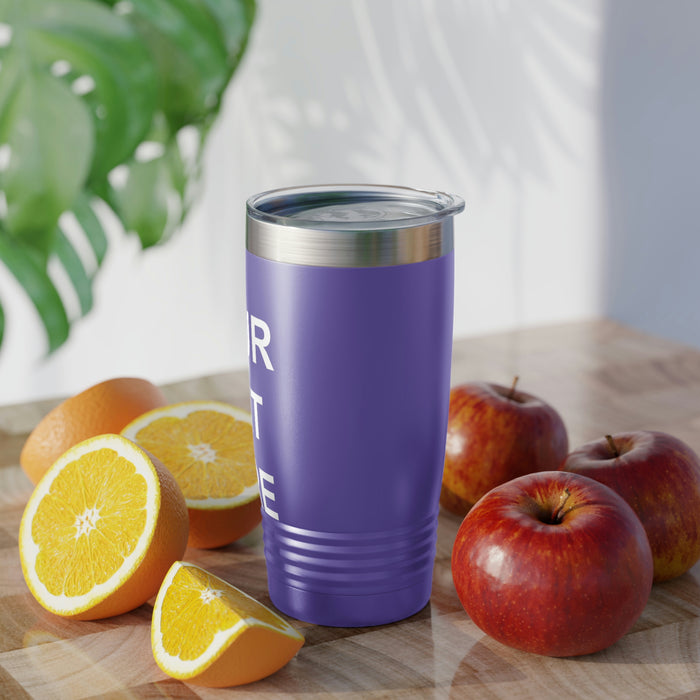 Custom Logo Tumbler, Team Logo Here Tumbler, Personalized Tumbler, Text on a Tumbler, Your Business Logo or Brand Logo Ringneck Tumbler, 20oz