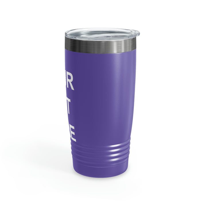 Custom Logo Tumbler, Team Logo Here Tumbler, Personalized Tumbler, Text on a Tumbler, Your Business Logo or Brand Logo Ringneck Tumbler, 20oz