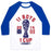 Virgin Teez  Baseball Tee 11 BOYS 1 CUP UNISEX CLASSIC BASEBALL TEE