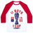 Virgin Teez  Baseball Tee 11 BOYS 1 CUP UNISEX CLASSIC BASEBALL TEE