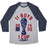 Virgin Teez  Baseball Tee 11 BOYS 1 CUP UNISEX TRI-BLEND BASEBALL TEE