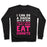 Virgin Teez  Pullover 12 SETS OF REPS AND DONUTS WHITE PRINT CREWNECK SWEATSHIRT