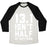 Virgin Teez  Baseball Tee 13.1 ISN'T HALF OF ANYTHING UNISEX TRI-BLEND BASEBALL TEE