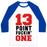 Virgin Teez  Baseball Tee 13 POINT F***IN ONE (MENS) UNISEX CLASSIC BASEBALL TEE