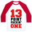 Virgin Teez  Baseball Tee 13 POINT F***IN ONE (MENS) UNISEX CLASSIC BASEBALL TEE