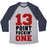 Virgin Teez  Baseball Tee 13 POINT F***IN ONE (MENS) UNISEX TRI-BLEND BASEBALL TEE