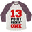Virgin Teez  Baseball Tee 13 POINT F***IN ONE (MENS) UNISEX TRI-BLEND BASEBALL TEE