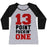 Virgin Teez  Baseball Tee 13 POINT F***IN ONE (MENS) WOMEN'S TRI-BLEND BASEBALL TEE