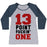 Virgin Teez  Baseball Tee 13 POINT F***IN ONE (MENS) WOMEN'S TRI-BLEND BASEBALL TEE