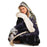 Flowers Hooded Blanket