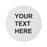 Customized Logo on Rug, Team Logo Here Rug, Personalized Rug, Text on a Rug, Your Business Logo or Brand Logo Round Rug