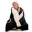 Black Cat Hooded Blanket