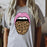 Leopard Tongue Pink Lips Tee
