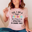 Yes I Am A Single Dog Mom Tee