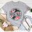 She Is Strong Proverbs Floral Mom Tee