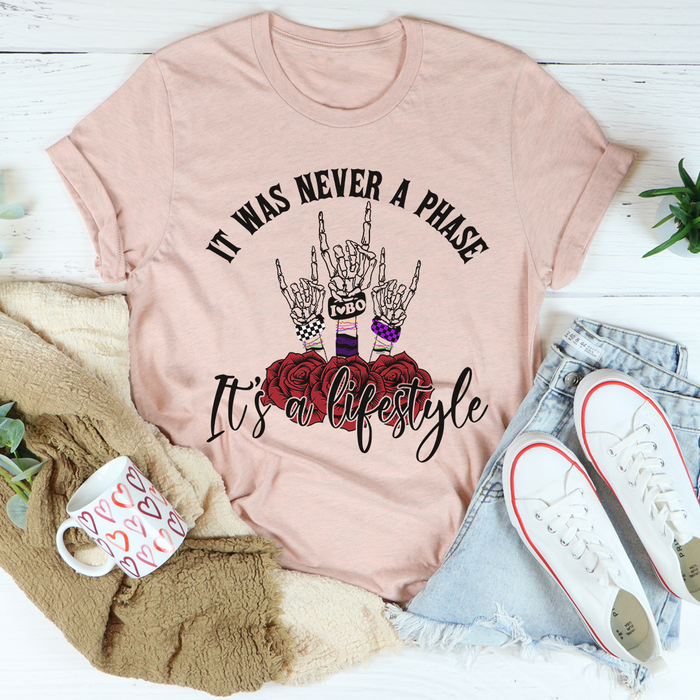 It Was Never A Phase Emo Tee