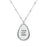 Personalized Oval Necklace, Custom Jewelry, With Your Own Text or Design, Handmade Custom Oval Necklace