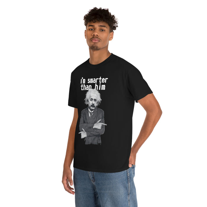 Einstein I'm Smarter Black Half Sleeve Men T-Shirt