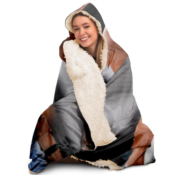 Frida  Street Fashion Hooded Blanket