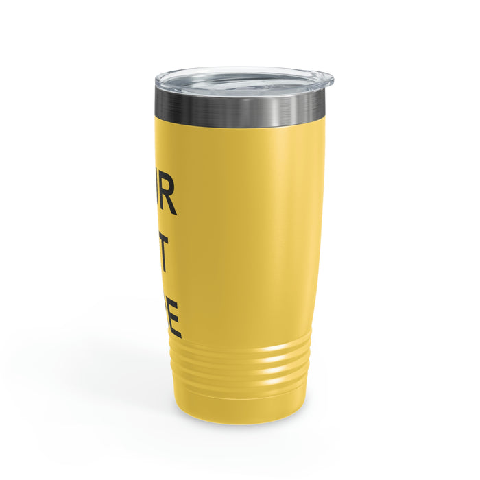 Custom Logo Tumbler, Team Logo Here Tumbler, Personalized Tumbler, Text on a Tumbler, Your Business Logo or Brand Logo Ringneck Tumbler, 20oz