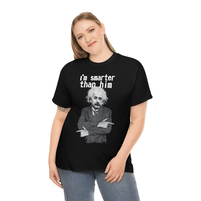 Einstein I'm Smarter Black Half Sleeve Men T-Shirt