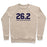 Virgin Teez  Pullover 26.2 TACOS IN ONE SITTING CREWNECK SWEATSHIRT
