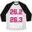 Virgin Teez  Baseball Tee 26.3 WOULD BE CRAZY UNISEX TRI-BLEND BASEBALL TEE