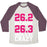 Virgin Teez  Baseball Tee 26.3 WOULD BE CRAZY UNISEX TRI-BLEND BASEBALL TEE