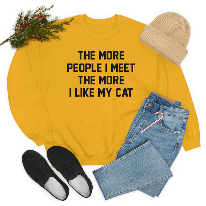 The More People I Meet The More I Like My Cat Tee