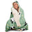Panda Pattern Hooded Blanket